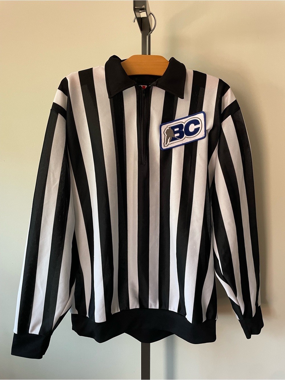 90s Y2K Vintage CCM BC Professional Hockey Referee Jersey NHL Size XL